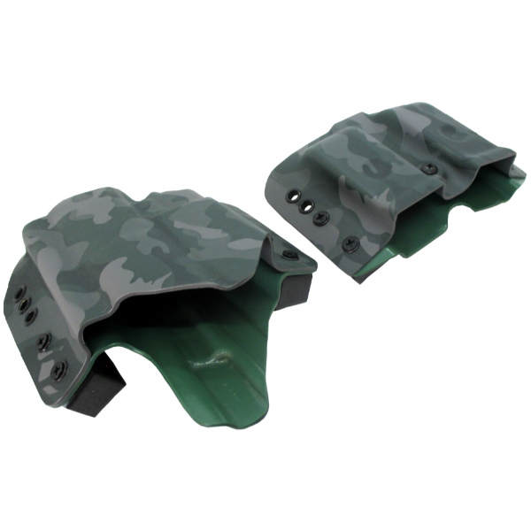 Double Mag with Light Bearing Outside Waist Band Holster